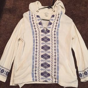 Forever 21 embroidered poncho